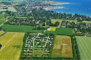 Rødvig Camping - Luftaufnahme vom Campingplatz an der Ostsee