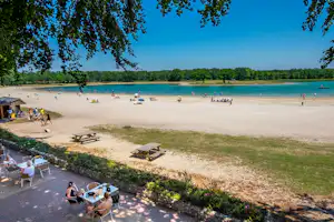 Ronostrand Recreatie Centrum Ronostrand - Blick auf die Terrasse am Strand