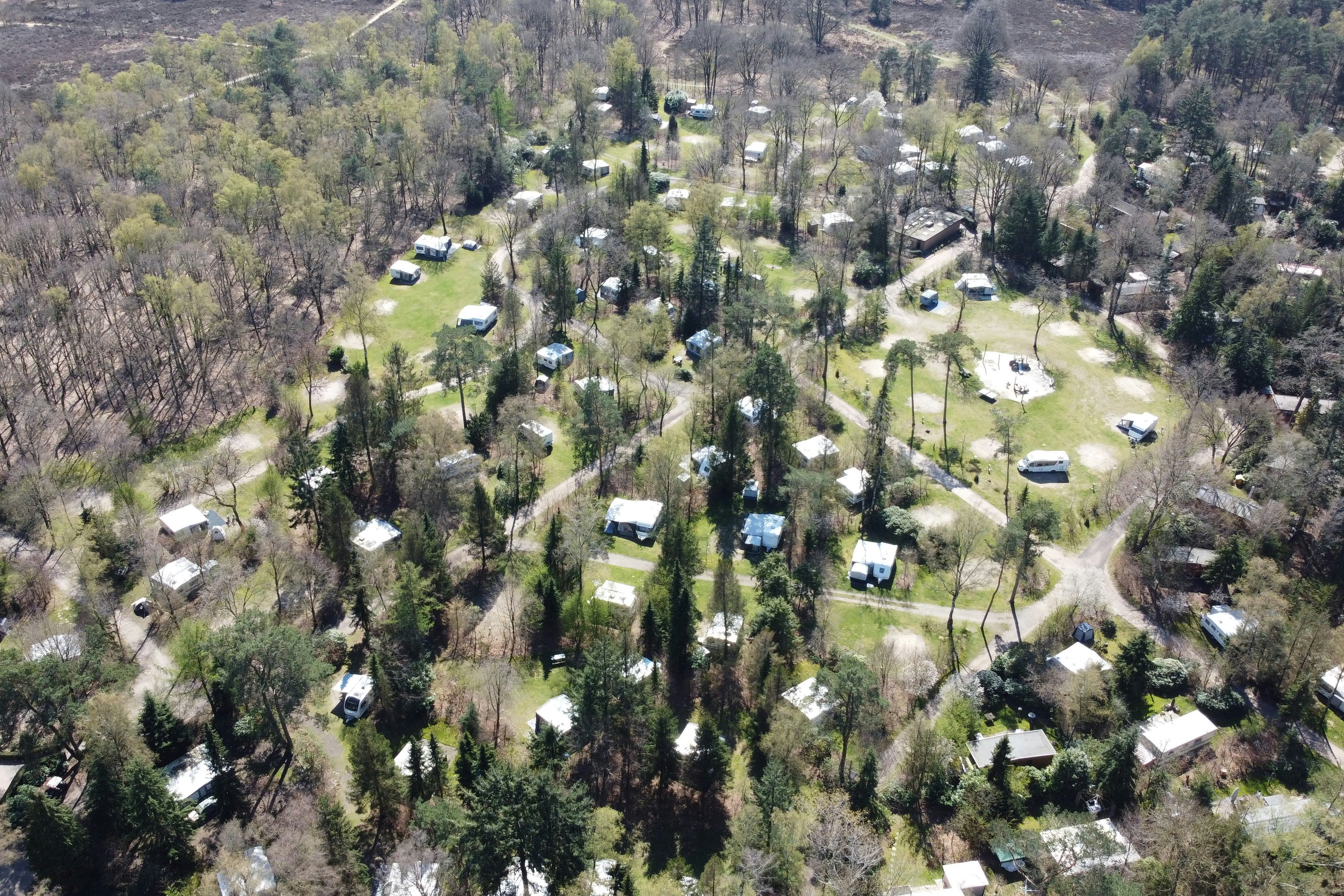 Recreatiepark De Paalberg  - Luftaufnahme des Campingplatzes