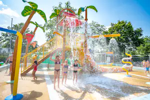 Capfun Camping Wondermolen Recreatiepark Linberg Park - Wasserspielplatz für Kinder auf dem Campingplatz