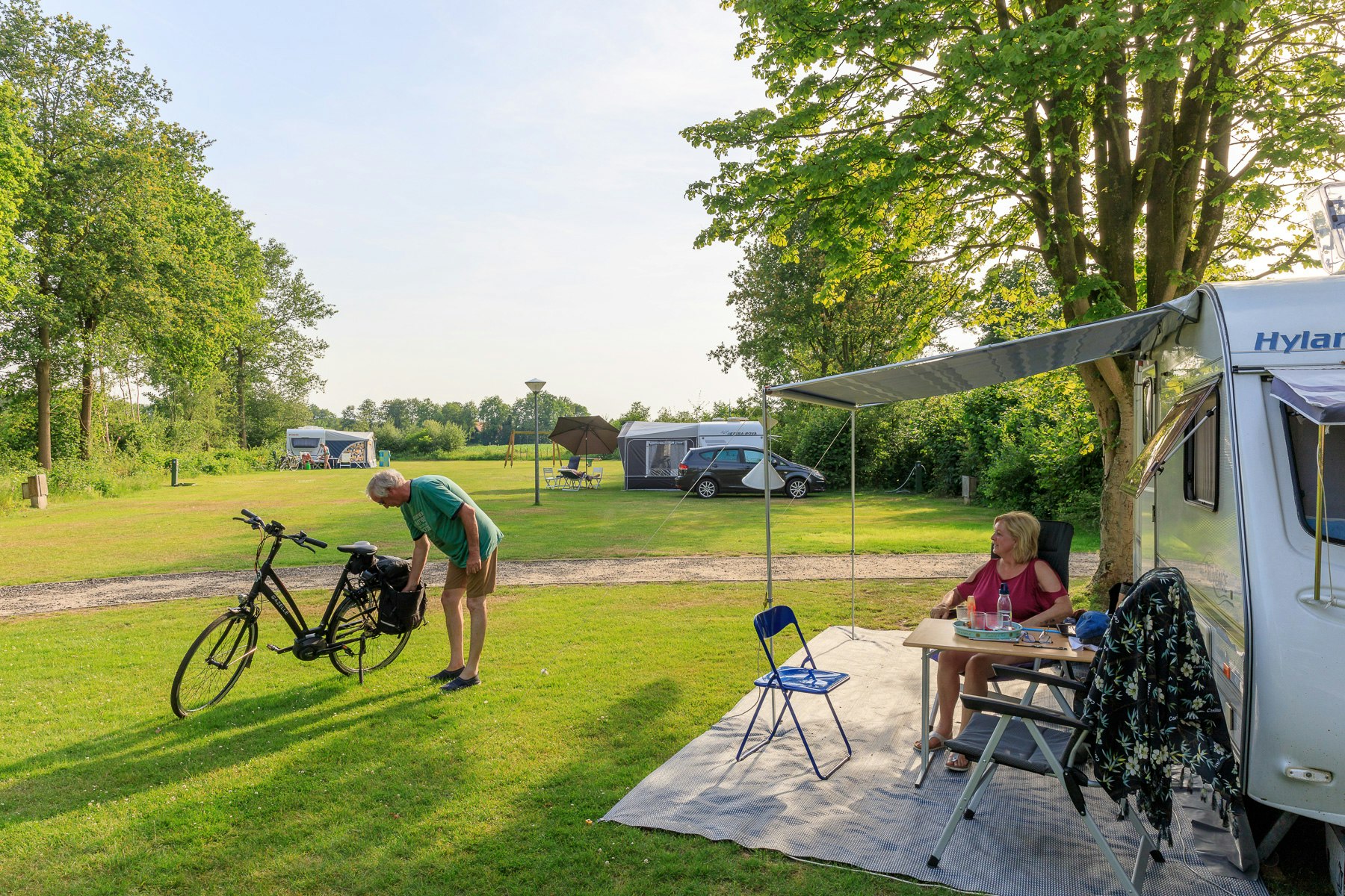 Recreatiepark 'n Kaps - Standplatzwiese auf dem Campingplatz