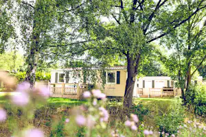 Capfun Camping Tecklenburg Regenbogen Tecklenburg - Mobilheim mit Terrasse auf dem Campingplatz