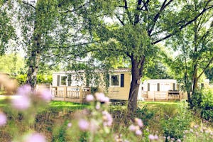 Capfun Camping Tecklenburg Regenbogen Tecklenburg - Mobilheim mit Terrasse auf dem Campingplatz