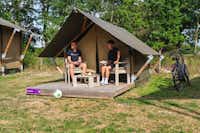 Camping & Vakantiepark de Nollen  Vakantiepark De Nollen - Glamping-Zelt auf dem Campingplatz