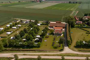 Résidence Oud-Bommenede - Luftaufnahme des Campingplatzes