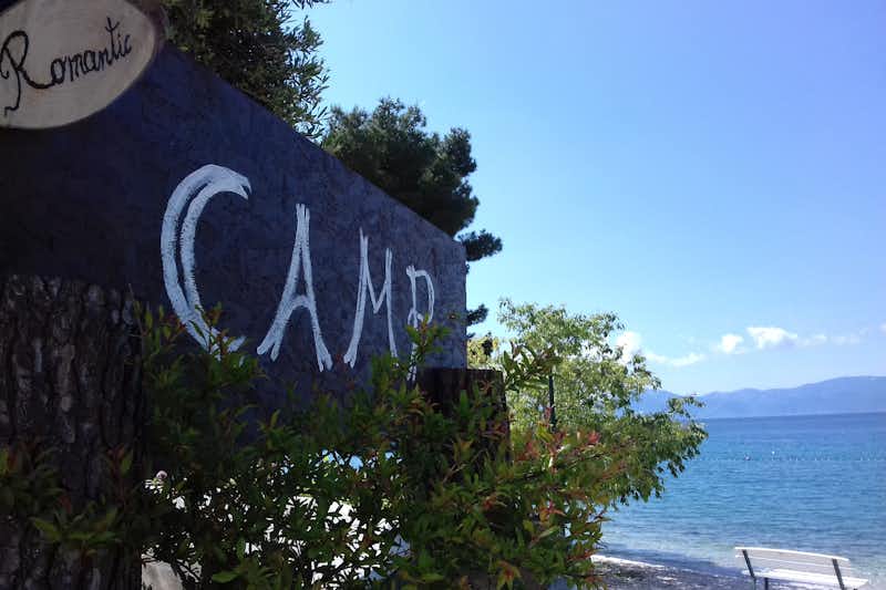 Resort Dalmacija - Eingang des Campingplatzes