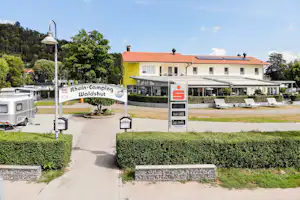 Rhein-Camping - Blick vom Rhein