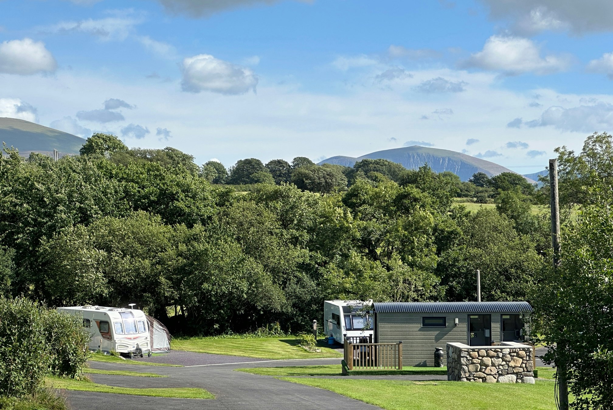 Rhyd y Galen Caravan and Camping Park - Standplätze auf dem Campingplatz