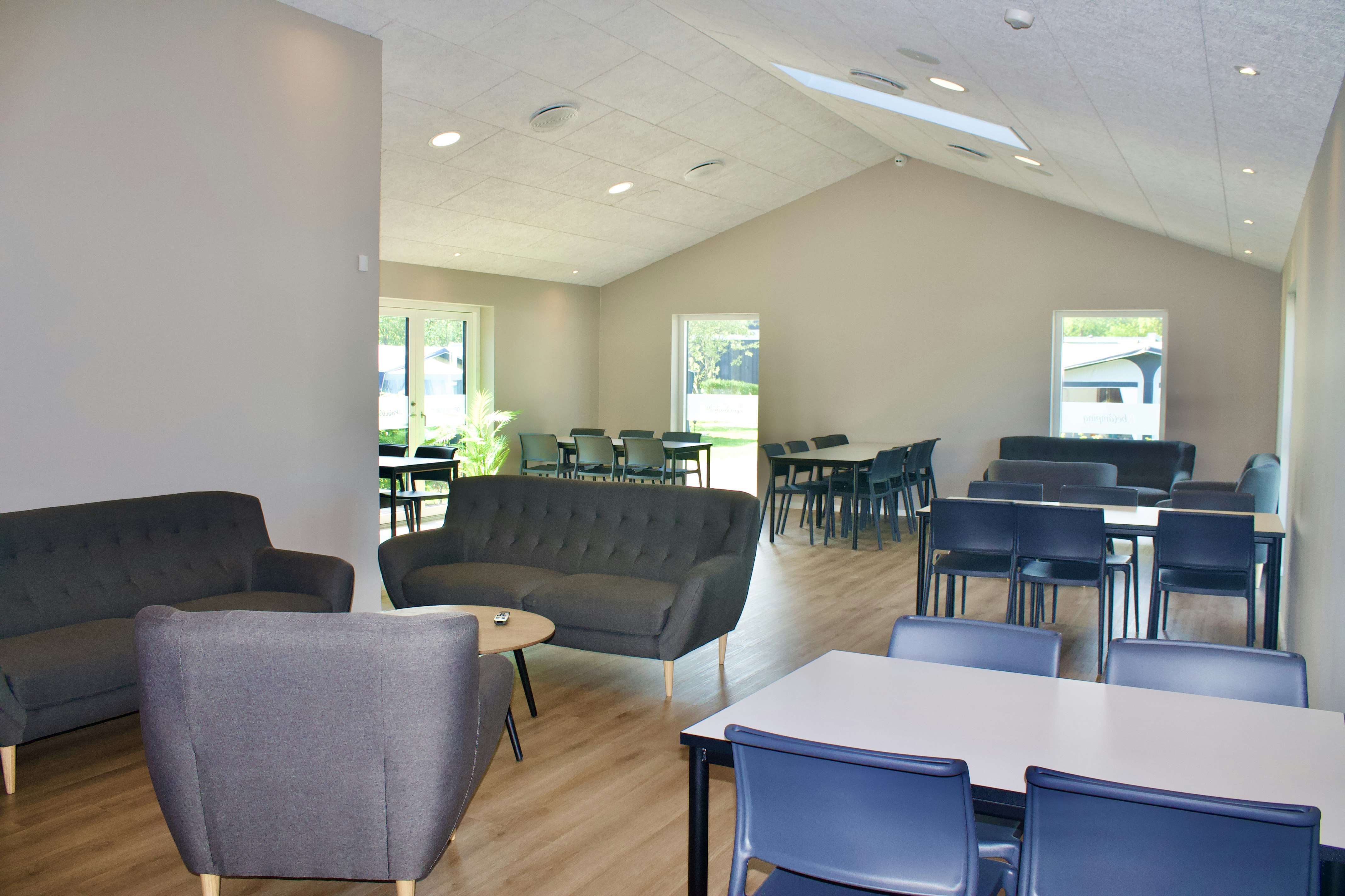 Ribe Camping - Aufenthaltsraum auf dem Campingplatz