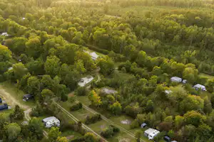 Ringkøbing Camping - Campingplatz aus der Vogelperspektive