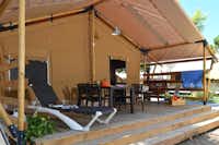 Romagna Family Camping Village - Glamping zelt mit grosse terrasse