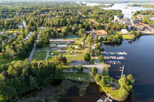 Rörholmsbadet Camping - Campingplatz aus der Vogelperspektive