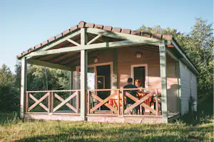 Résidence de tourisme Les Hameaux de Miel - Mobilheim mit Terrasse auf dem Campingplatz