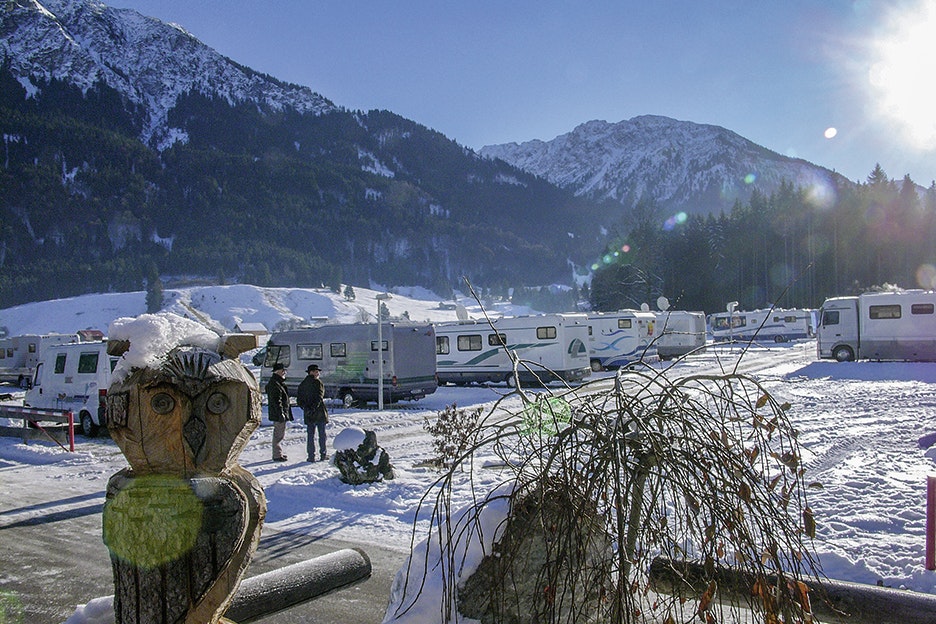 Rubi-Camp -  Wohnwagen- und Zeltstellplatz im Winter