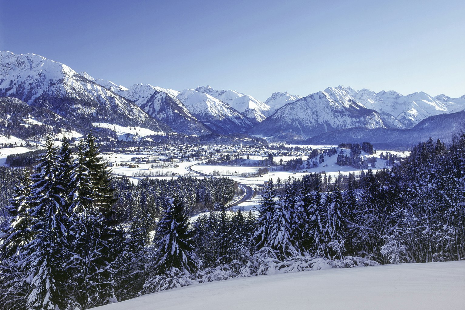 Rubi-Camp - Umgebung vom Campingplatz im Winter