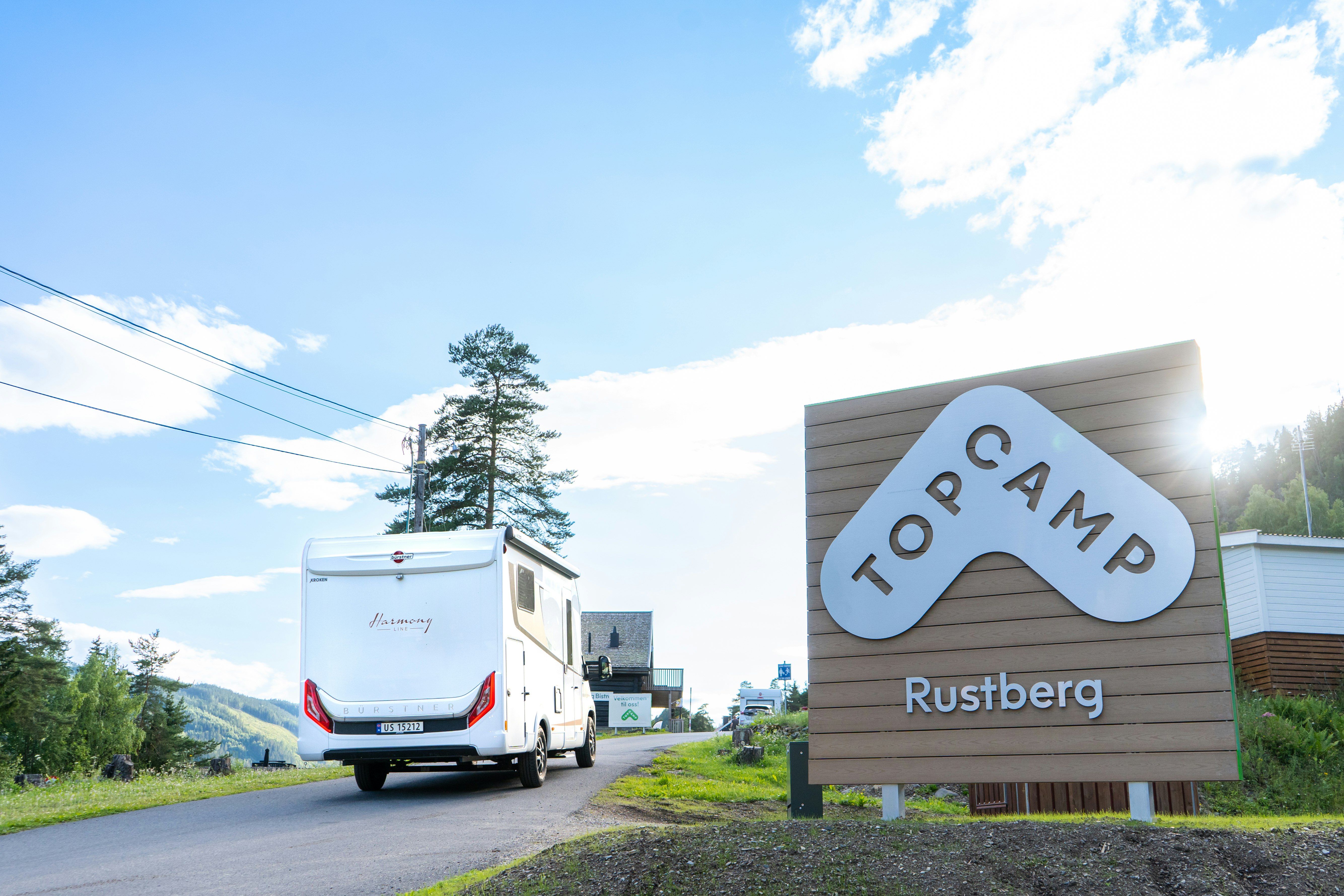 Topcamp Rustberg - Einfahrt zum Campingplatz
