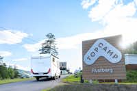 Topcamp Rustberg - Einfahrt zum Campingplatz
