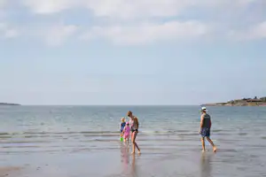 Åsa Camping & Havsbad - Camper am Strand vom Campingplatz