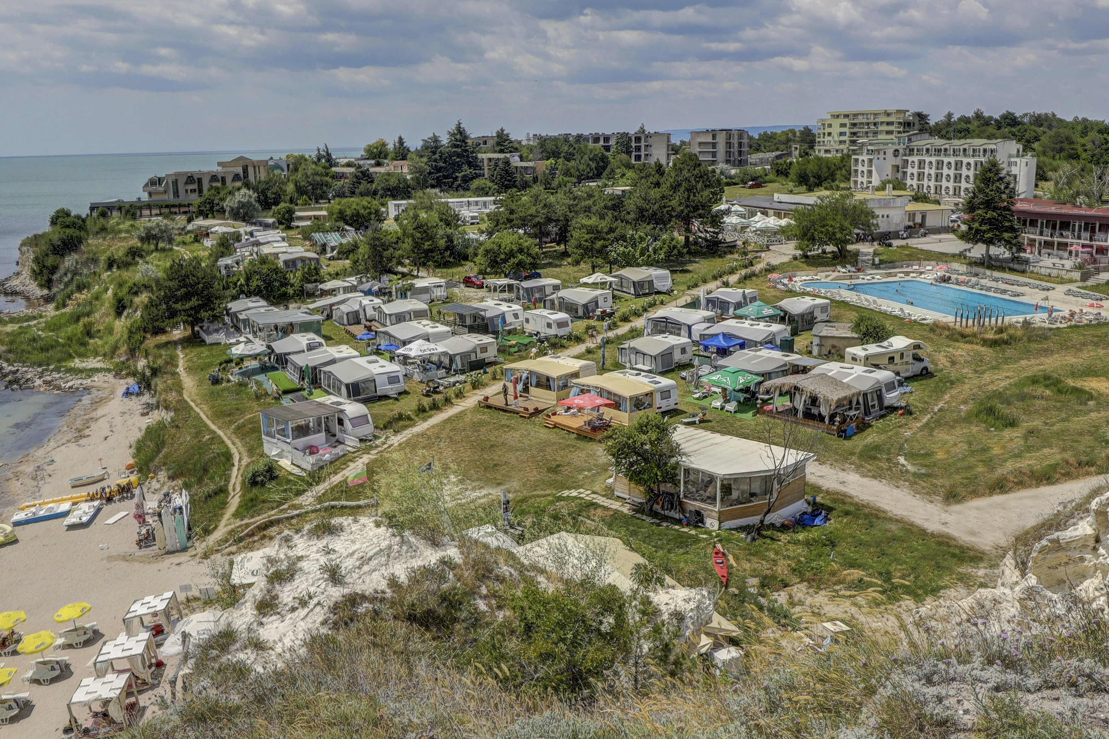 Saint George Resort  - Luftaufnahme des Campingplatzes