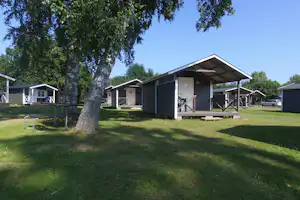 Sandbybadets Camping - Mobilheime auf dem Campingplatz