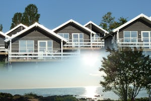 Sannes Familiecamping - Mobilheim-Hütten auf dem Campingplatz