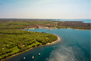 Santa Marina Boutique Camping - Campingplatz an der Adria aus der Vogelperspektive