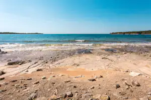 Santa Marina Boutique Camping - Strand vom Campingplatz an der Adria