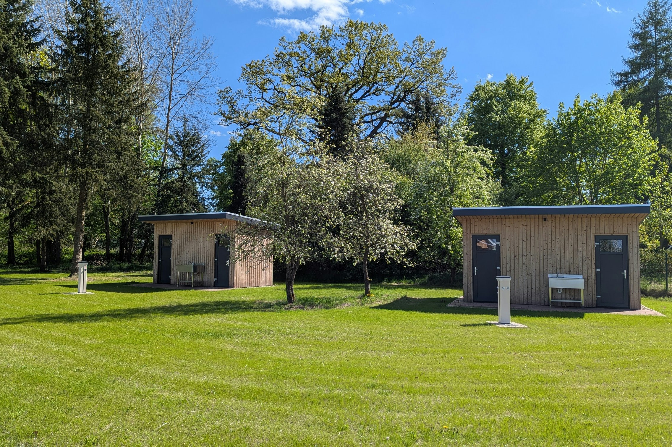 Schloss Sigrön Superior Camping & Hotel - Private Sanitäreinheiten auf dem Campingplatz