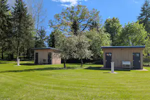 Schloss Sigrön Superior Camping & Hotel - Private Sanitäreinheiten auf dem Campingplatz