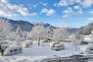 Schluga Camping Hermagor - Camping im Winter