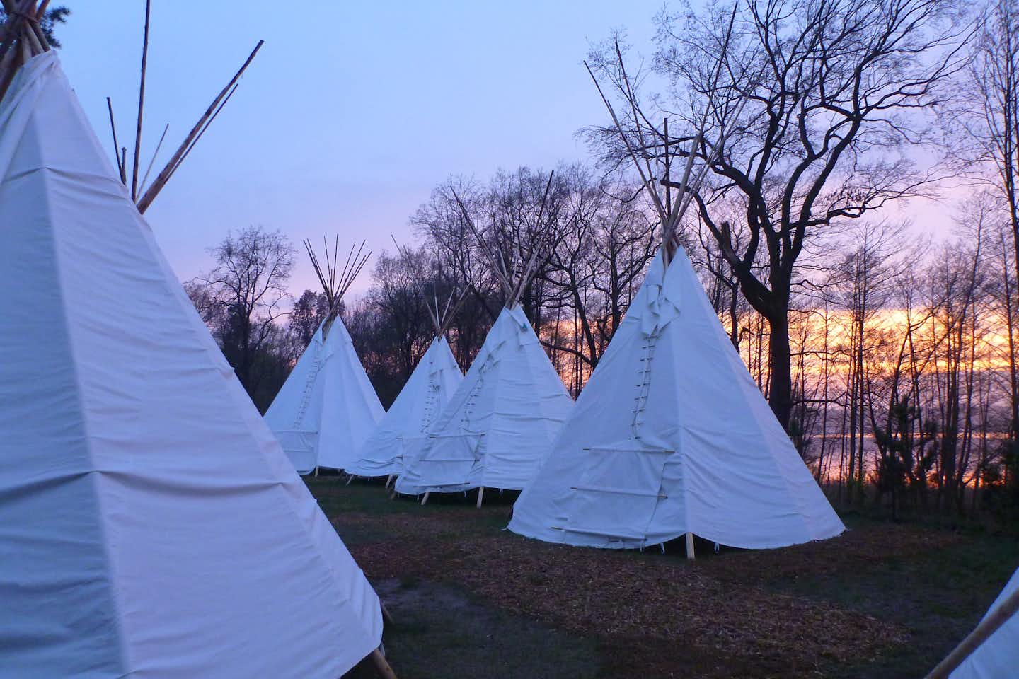 Schwielowsee-Camping - Tipi Zelte auf dem Campingplatz