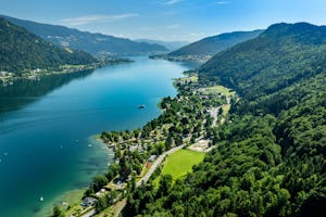 Seecamping Berghof - Campingplatz aus der Vogelperspektive