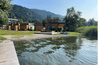 Seecamping Hoffmann  - Mobilheime am Naturbadeteich auf dem Campingplatz