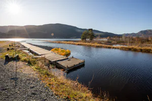 Seljord Camping - Steg mit Tretbooten.jpg