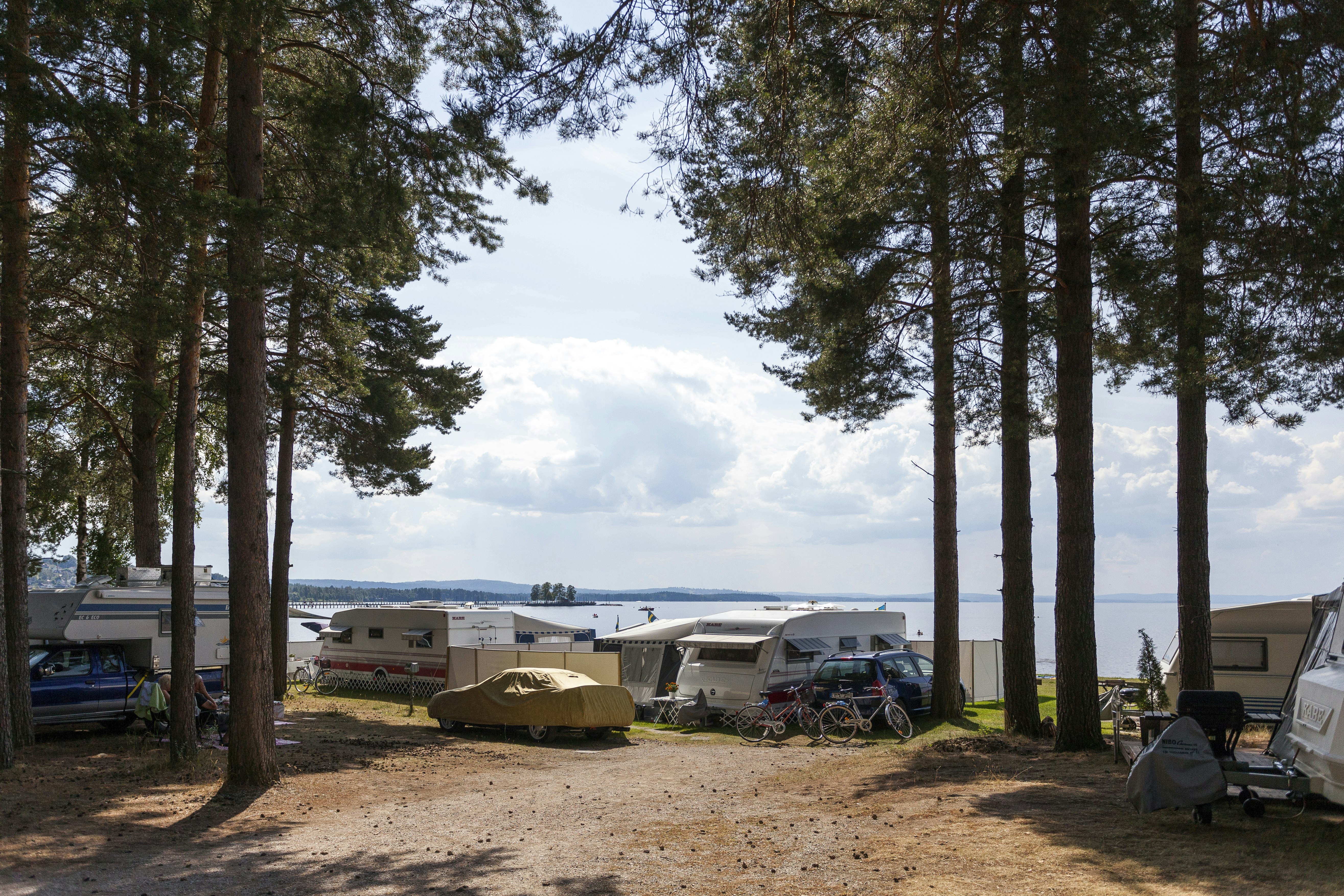 First Camp Siljansbadet – Rättvik  Siljansbadets Camping - Standplätze auf dem Campingplatz