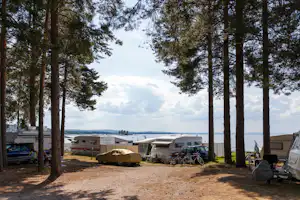 First Camp Siljansbadet – Rättvik Siljansbadets Camping - Standplätze auf dem Campingplatz