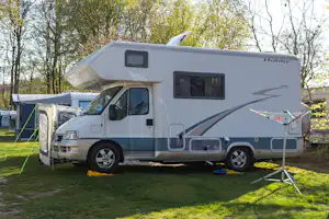 Silkeborg Sø Camping - Wohnmobil auf Stellplatz