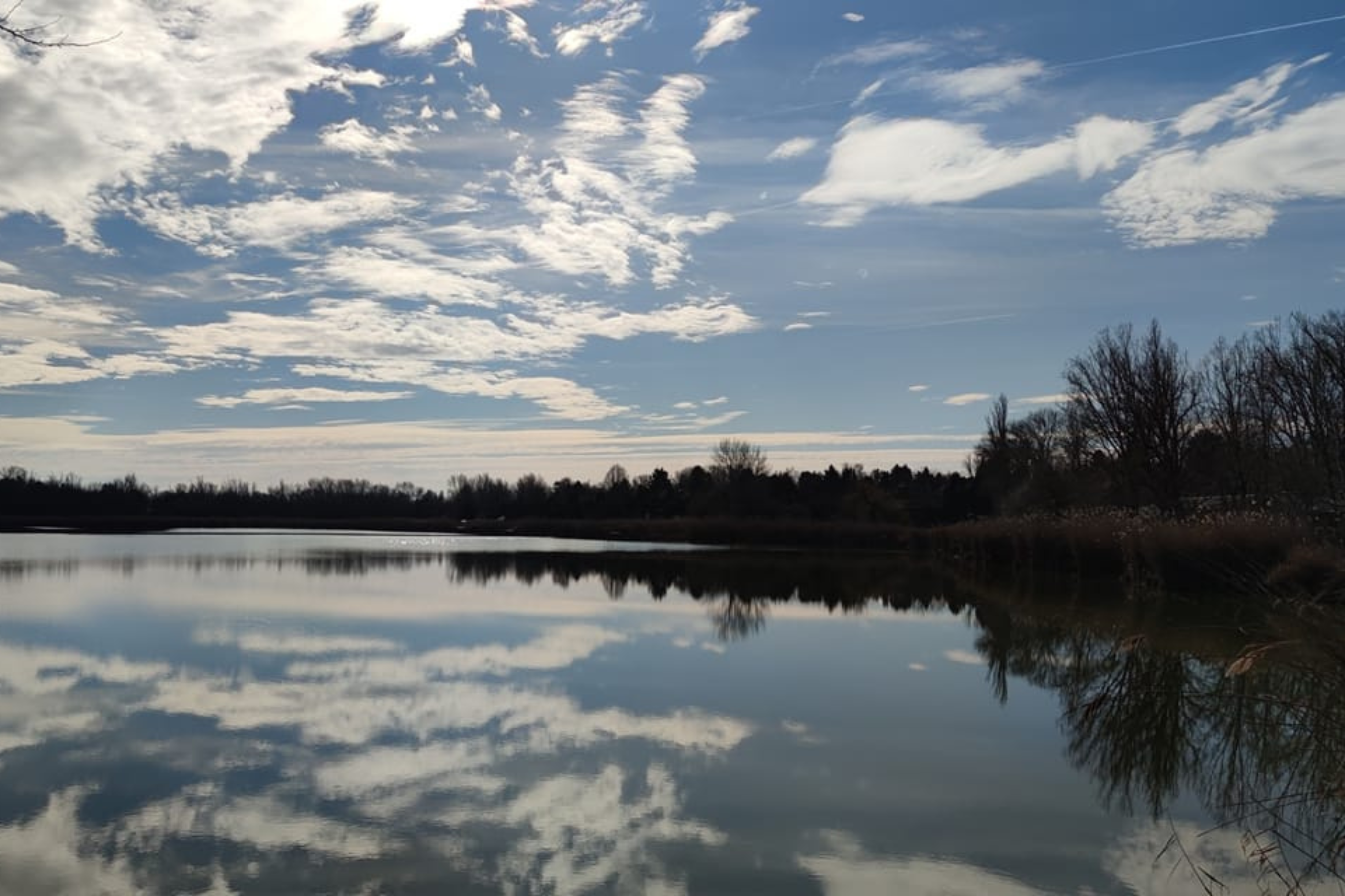 Siócamping - Blick auf den See am Campingplatz