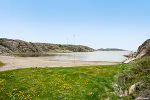 Siviks Camping - Blick auf Strand am Meer und Naturlandschaften in der Umgebung vom Campingplatz