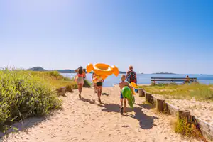Topcamp Sjøsanden - Familienausflug zum Strand