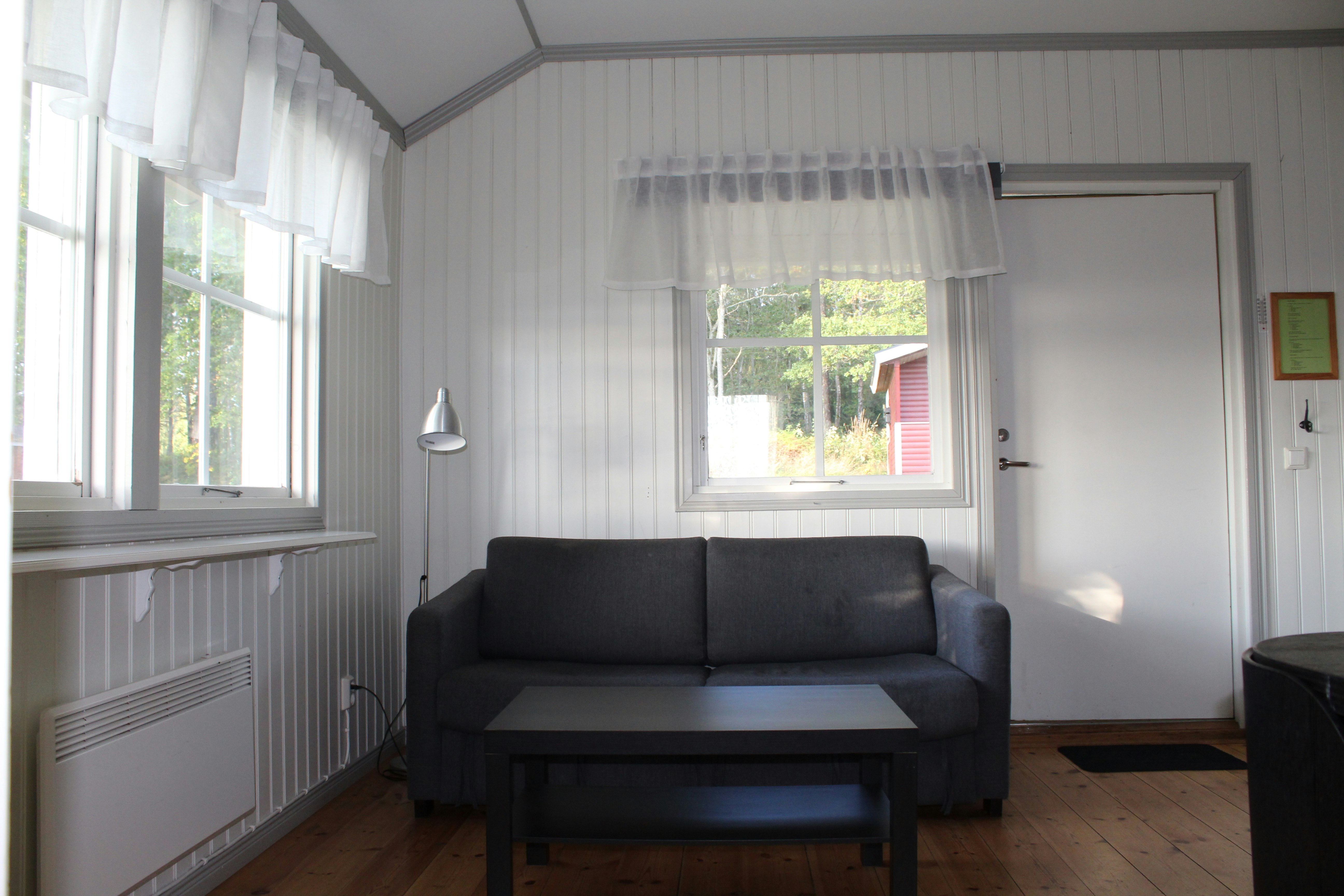 Skantzö Camping - Wohnzimmer in einem der Mobilheime