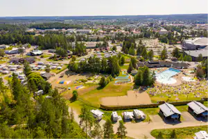 Skellefteå SweCamp - Campingplatz Luftaufnahme