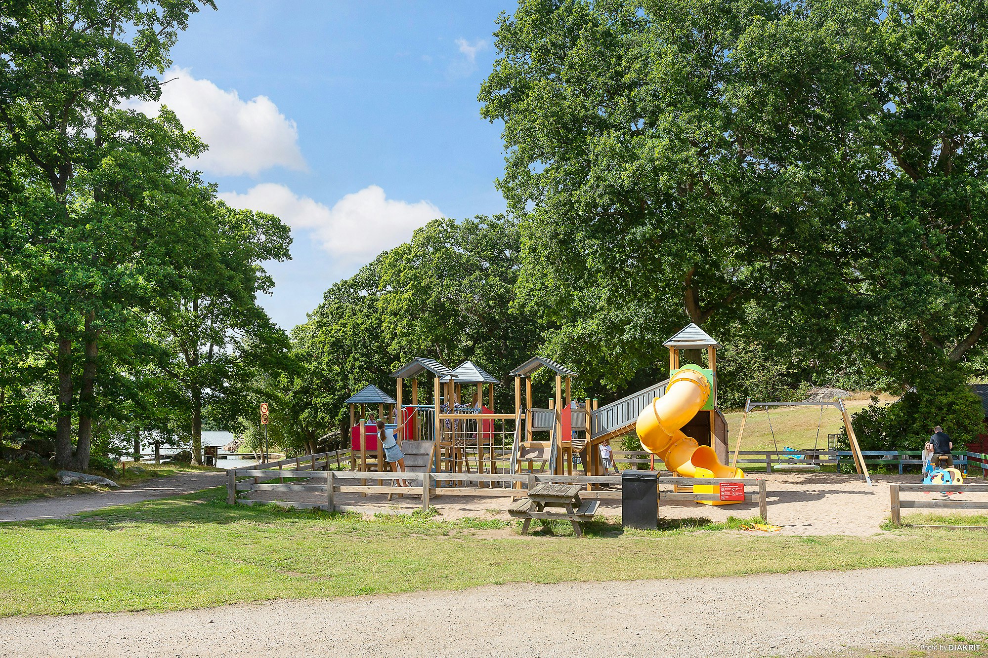 First Camp Skönstavik-Karlskrona  Nordic Camping Skönstavik  - Kinderspielplatz auf dem Campingplatz