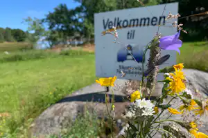 Skottevik Feriesenter Skottevik FerieSenter - Eingang des Campingplatz