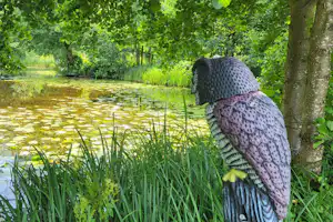 Skovly Camping - Blick auf den Fischteich auf dem Campingplatz