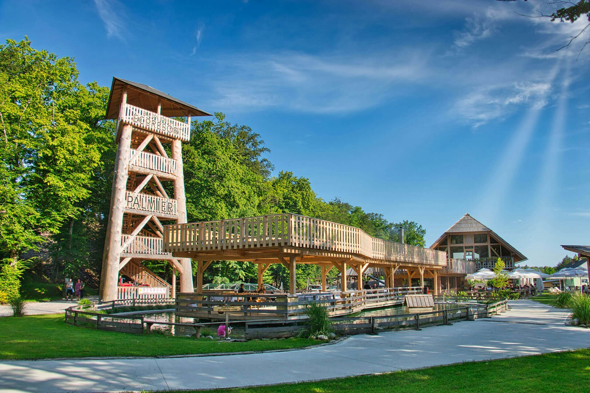 Slovenia Eco Resort - Blick auf den Campingplatz