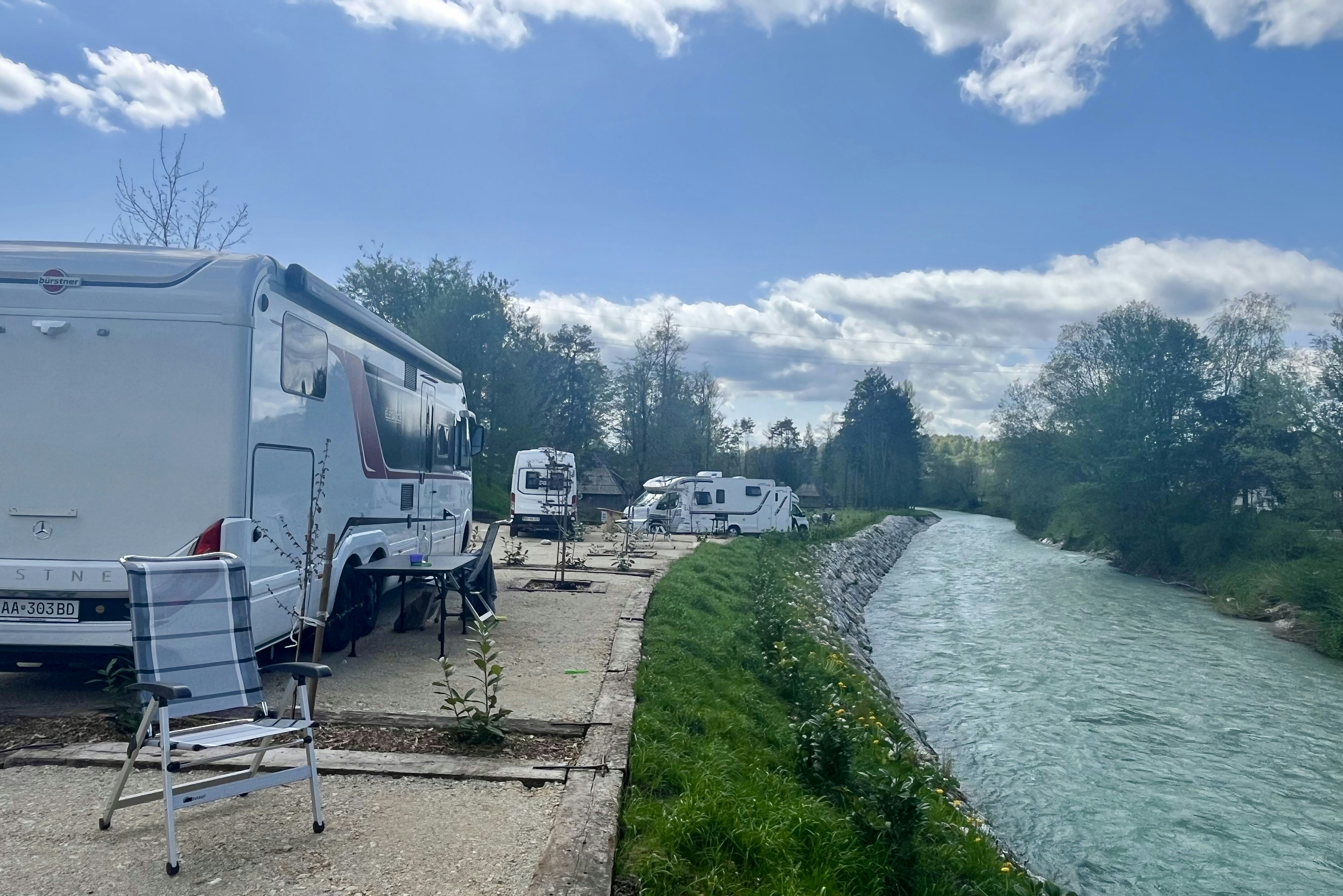 Slovenia Eco Resort - Standplätze auf dem Campingplatz
