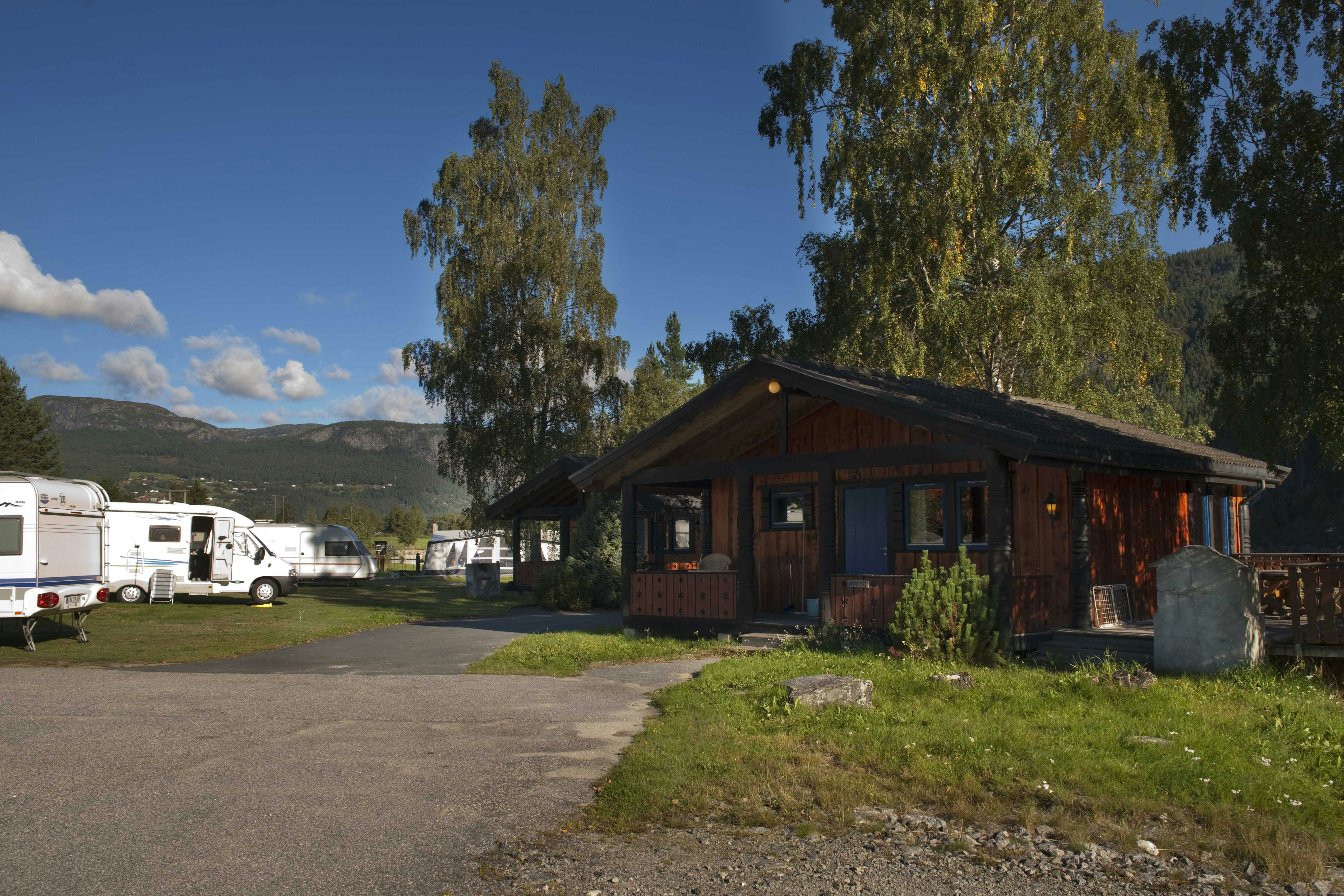 Sølvgarden Feriesenter - Blick auf die Mobilheime und Standplätze auf dem Campingplatz