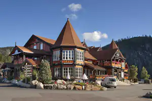 Sølvgarden Feriesenter - Hauptgebäude des Campingplatzes mit Restaurant