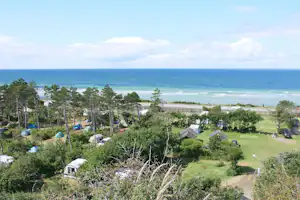Sælvigbugtens Camping - Campingplatz aus der Vogelperspektive